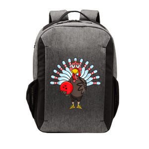 Thanksgiving Turkey Bowling Pin Matching Team Vector Backpack