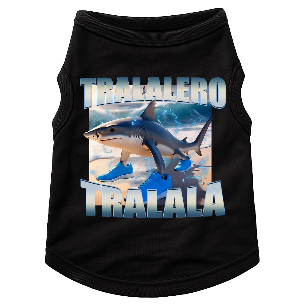 Tralalero Tralala Bootleg Brainrot Italian Brainrot Meme  Doggie Tank