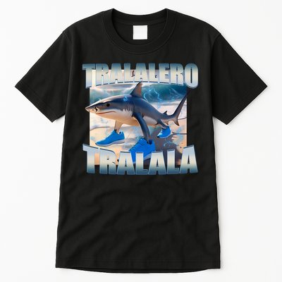 Tralalero Tralala Bootleg Brainrot Italian Brainrot Meme  Tall T-Shirt