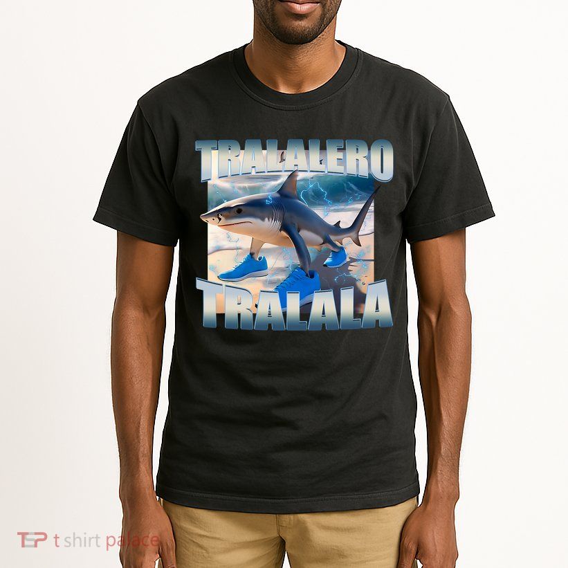 Tralalero Tralala Bootleg Brainrot Italian Brainrot Meme  Tall T-Shirt