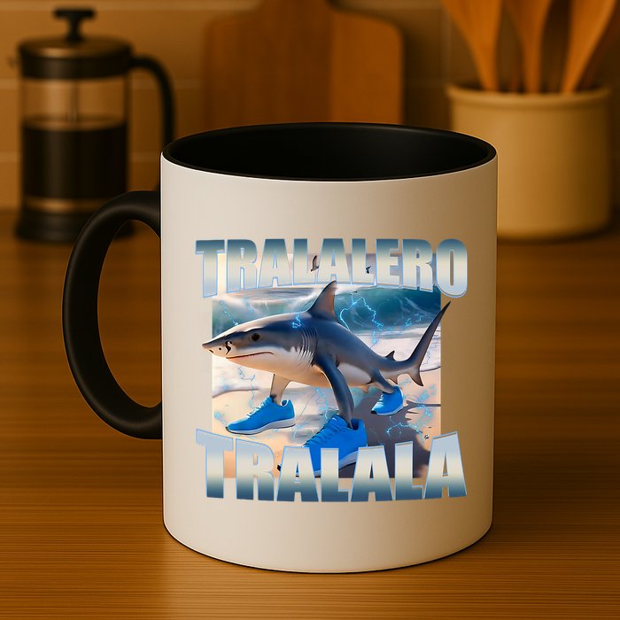 Tralalero Tralala Bootleg Brainrot Italian Brainrot Meme  Mug