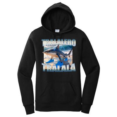 Tralalero Tralala Bootleg Brainrot Italian Brainrot Meme  Women's Pullover Hoodie