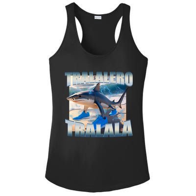 Tralalero Tralala Bootleg Brainrot Italian Brainrot Meme  Ladies PosiCharge Competitor Racerback Tank