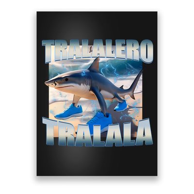 Tralalero Tralala Bootleg Brainrot Italian Brainrot Meme  Poster
