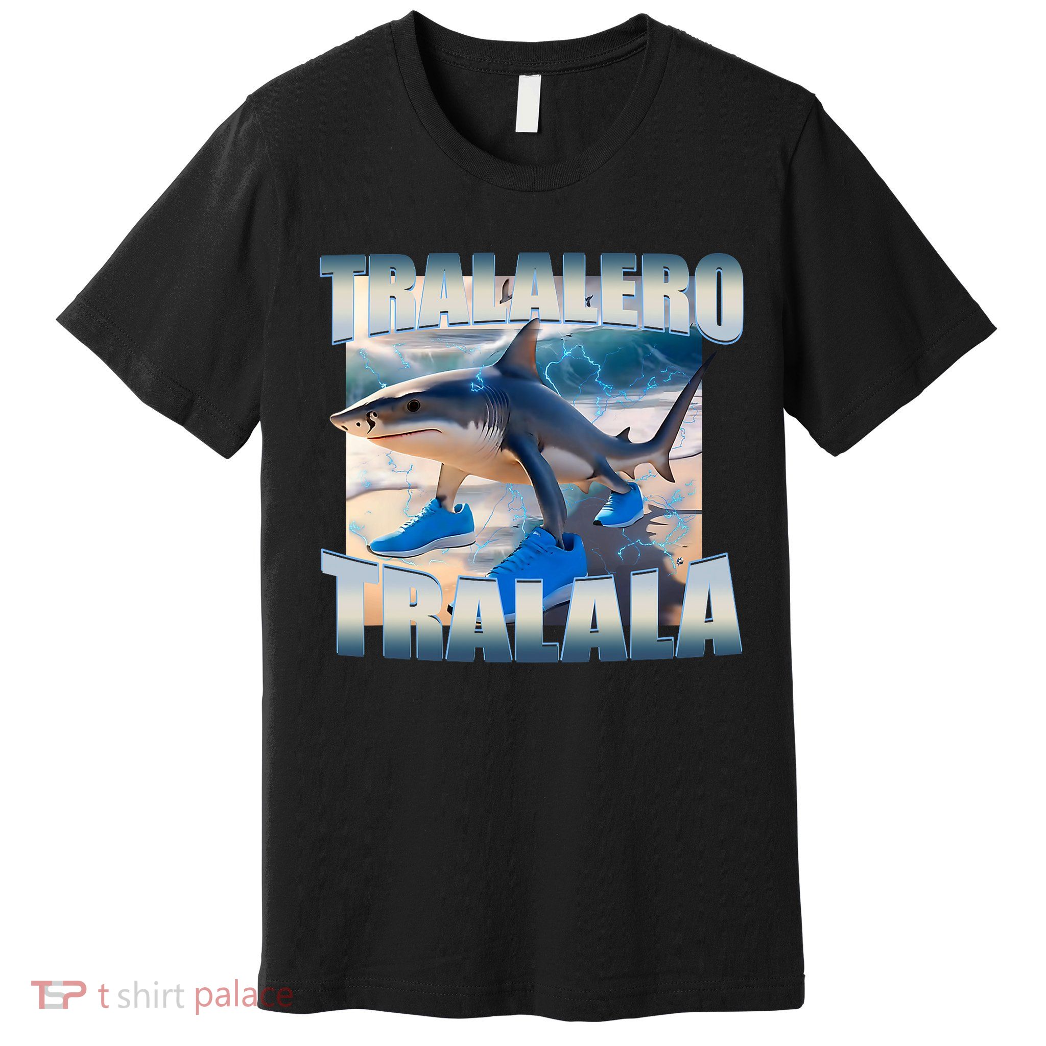 Tralalero Tralala Bootleg Brainrot Italian Brainrot Meme  Premium T-Shirt