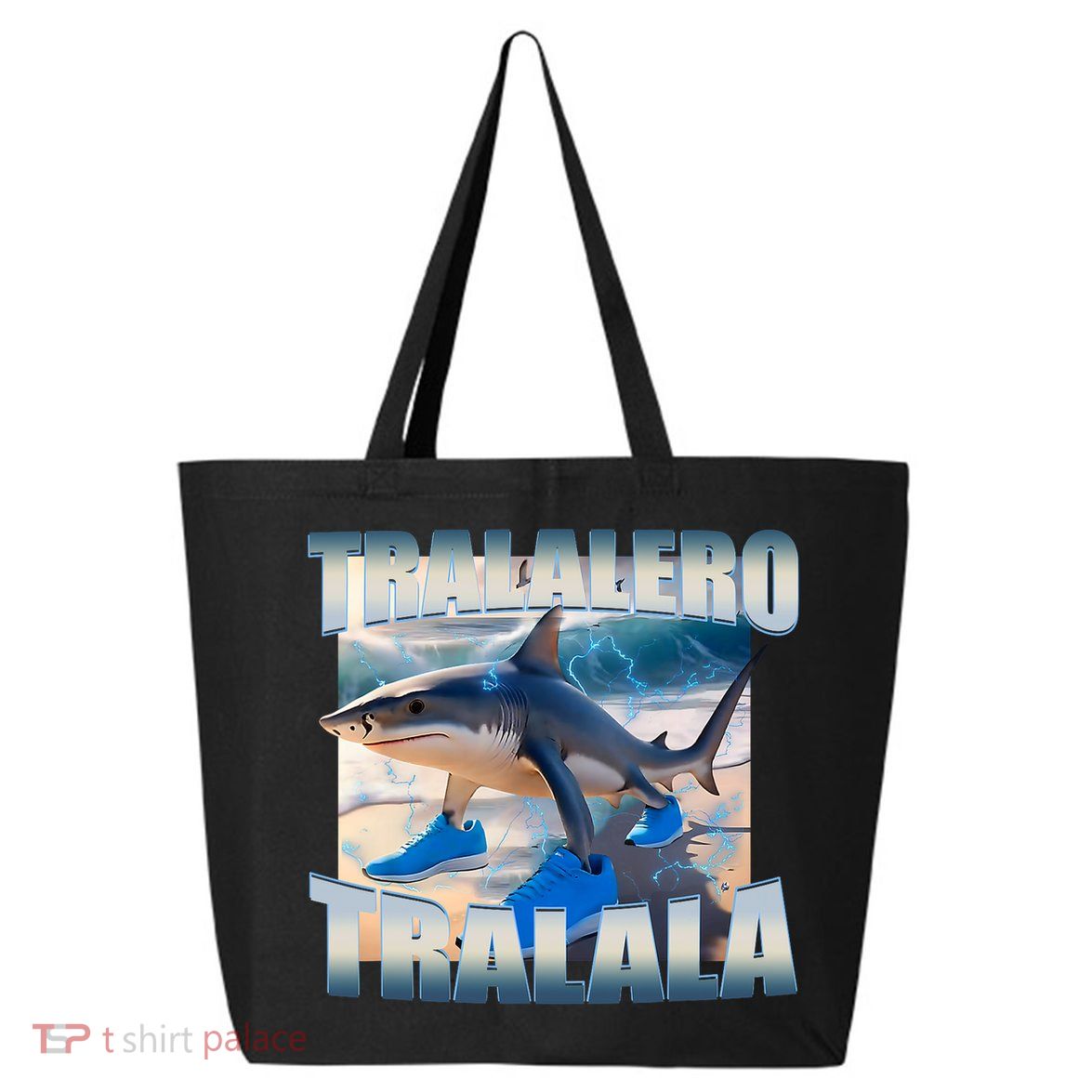 Tralalero Tralala Bootleg Brainrot Italian Brainrot Meme  25L Jumbo Tote