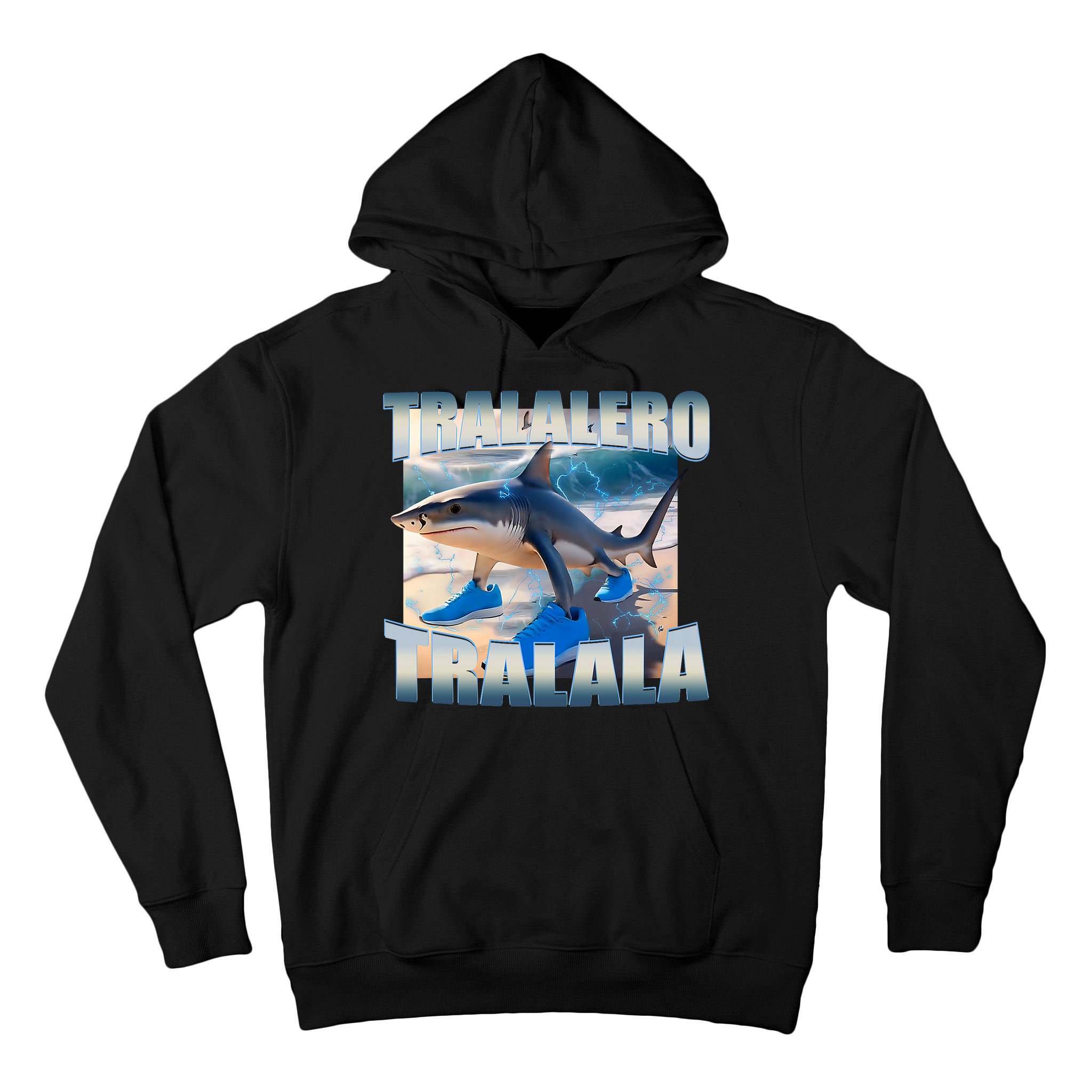 Tralalero Tralala Bootleg Brainrot Italian Brainrot Meme  Tall Hoodie