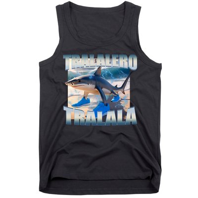 Tralalero Tralala Bootleg Brainrot Italian Brainrot Meme  Tank Top