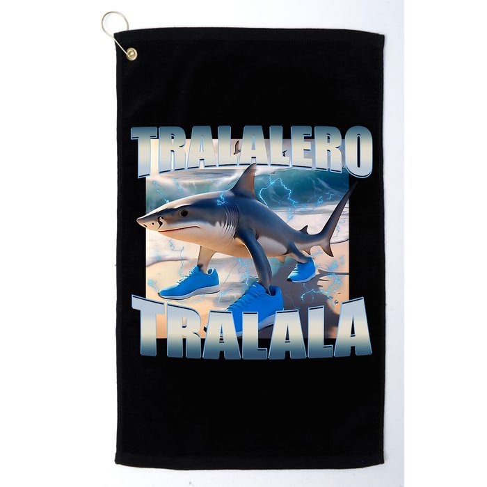 Tralalero Tralala Bootleg Brainrot Italian Brainrot Meme  Golf Towel