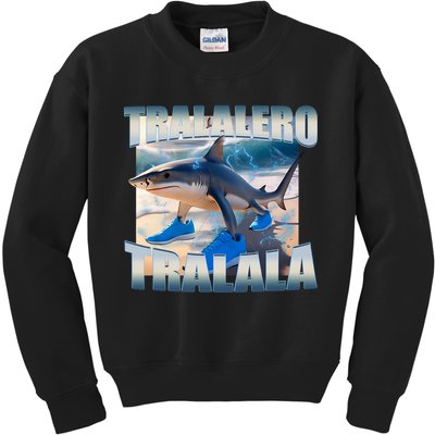 Tralalero Tralala Bootleg Brainrot Italian Brainrot Meme  Kids Sweatshirt
