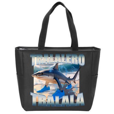 Tralalero Tralala Bootleg Brainrot Italian Brainrot Meme  Zip Tote Bag