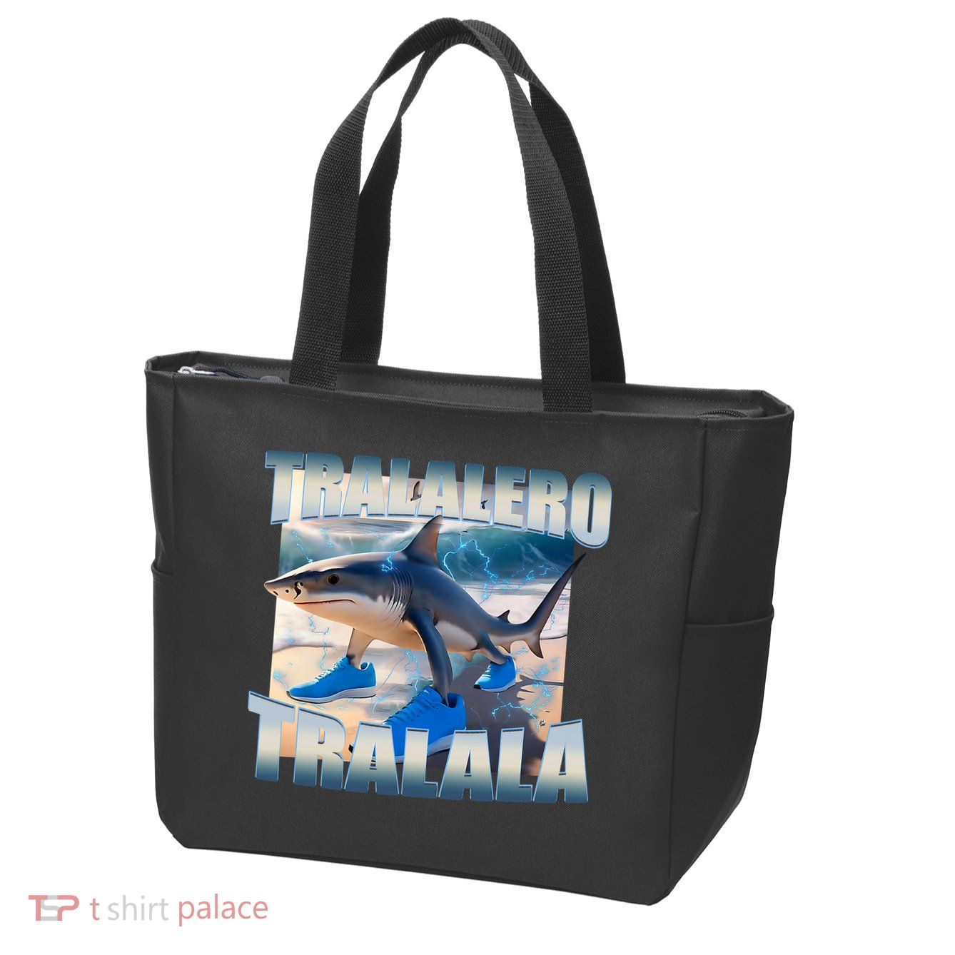 Tralalero Tralala Bootleg Brainrot Italian Brainrot Meme  Zip Tote Bag