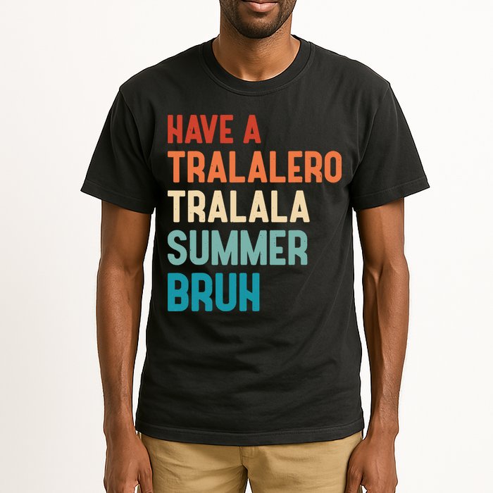 Tralalero Tralala Brainrot Teacher Last Day Of School Tall T-Shirt