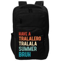 Tralalero Tralala Brainrot Teacher Last Day Of School Impact Tech Backpack