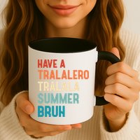 Tralalero Tralala Brainrot Teacher Last Day Of School Mug