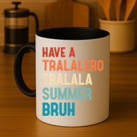Tralalero Tralala Brainrot Teacher Last Day Of School Mug