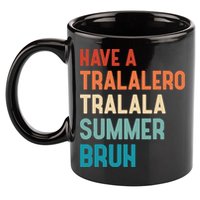 Tralalero Tralala Brainrot Teacher Last Day Of School 11oz C Handle Ceramic Mug
