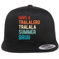 Tralalero Tralala Brainrot Teacher Last Day Of School Flat Bill Trucker Hat