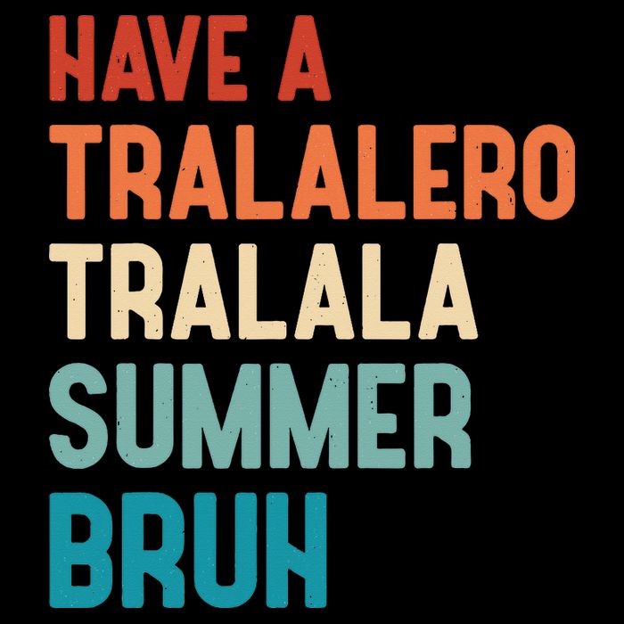 Tralalero Tralala Brainrot Teacher Last Day Of School 16 in Basic Backpack