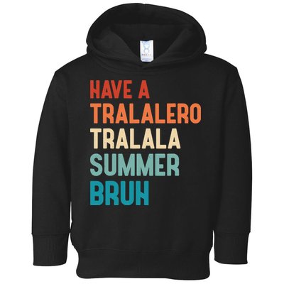 Tralalero Tralala Brainrot Teacher Last Day Of School Toddler Hoodie