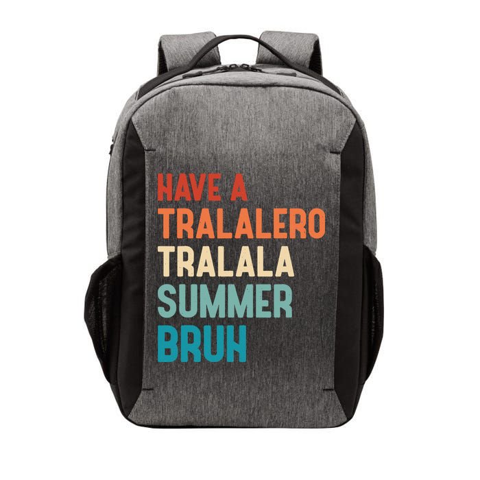 Tralalero Tralala Brainrot Teacher Last Day Of School Vector Backpack