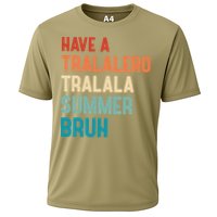 Tralalero Tralala Brainrot Teacher Last Day Of School Cooling Performance Crew T-Shirt