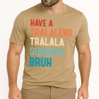 Tralalero Tralala Brainrot Teacher Last Day Of School Cooling Performance Crew T-Shirt