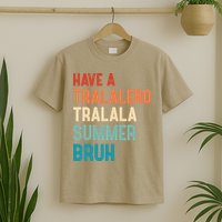 Tralalero Tralala Brainrot Teacher Last Day Of School T-Shirt
