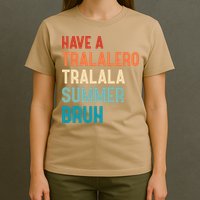 Tralalero Tralala Brainrot Teacher Last Day Of School T-Shirt