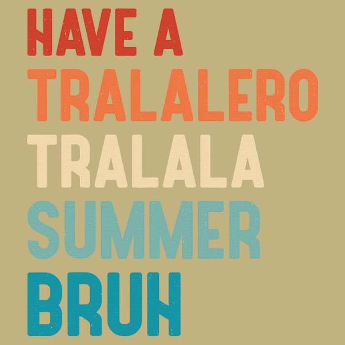 Tralalero Tralala Brainrot Teacher Last Day Of School T-Shirt