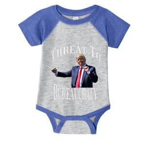 Threat To Bureaucracy Political Humor Maga Supporters Infant Baby Jersey Bodysuit