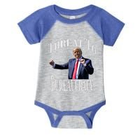 Threat To Bureaucracy Political Humor Maga Supporters Infant Baby Jersey Bodysuit