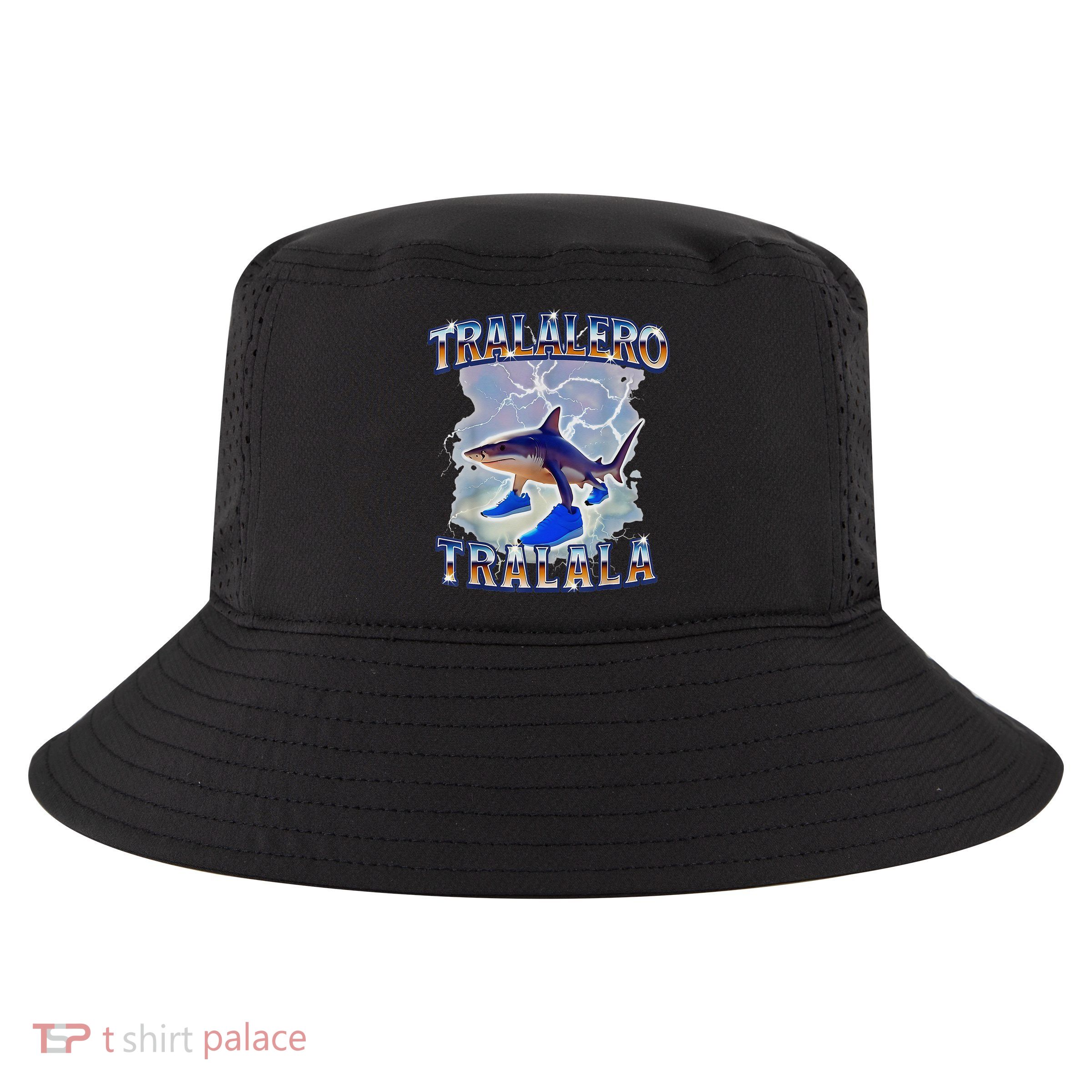 Tralalero Tralala Bootleg Brainrot Italian Brainrot Meme Cool Comfort Performance Bucket Hat