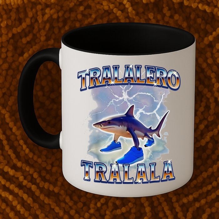 Tralalero Tralala Bootleg Brainrot Italian Brainrot Meme Mug