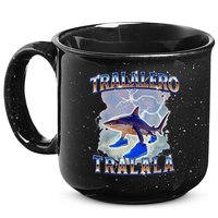 Tralalero Tralala Bootleg Brainrot Italian Brainrot Meme 15oz Campfire Ceramic Mug
