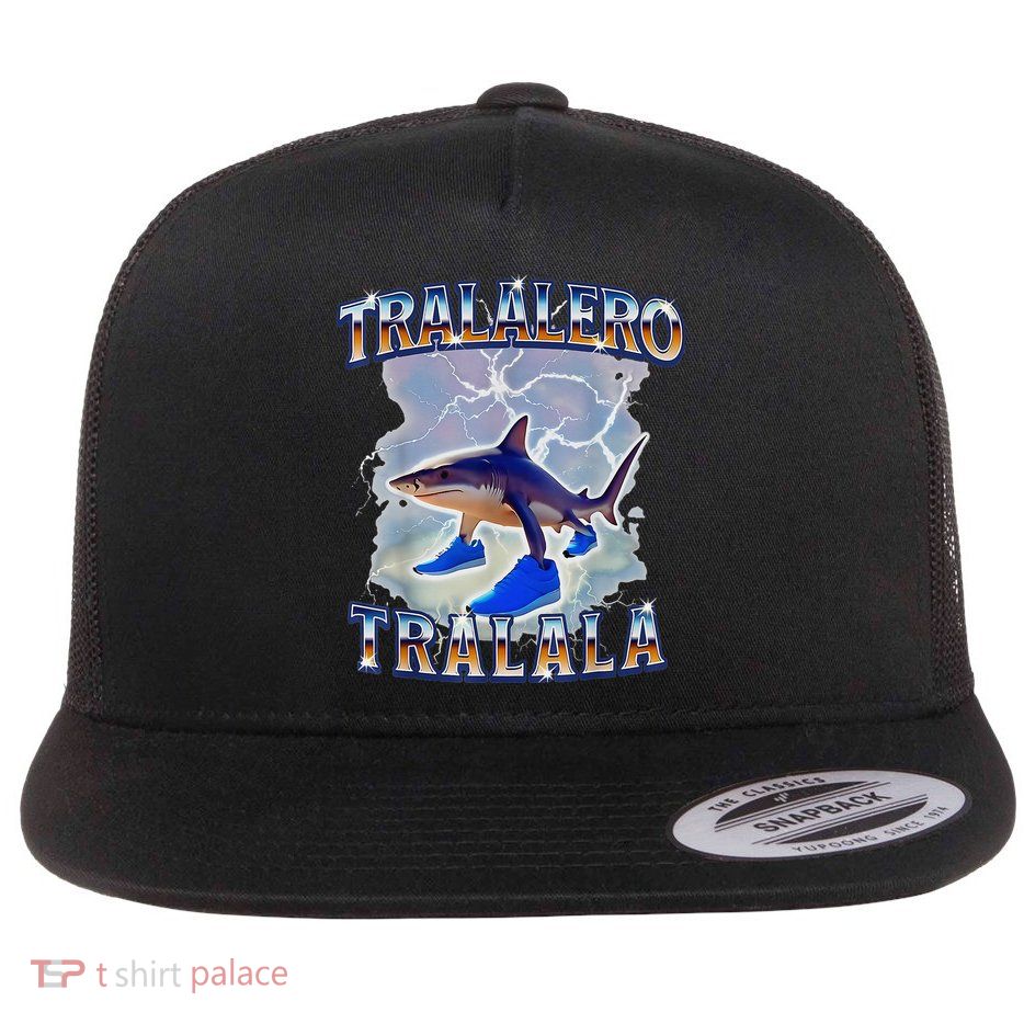 Tralalero Tralala Bootleg Brainrot Italian Brainrot Meme Flatbill Hat