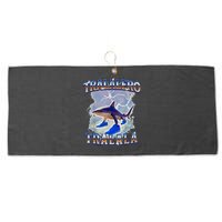 Tralalero Tralala Bootleg Brainrot Italian Brainrot Meme Large Microfiber Waffle Golf Towel