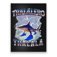 Tralalero Tralala Bootleg Brainrot Italian Brainrot Meme Poster
