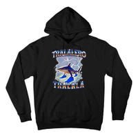 Tralalero Tralala Bootleg Brainrot Italian Brainrot Meme Tall Hoodie