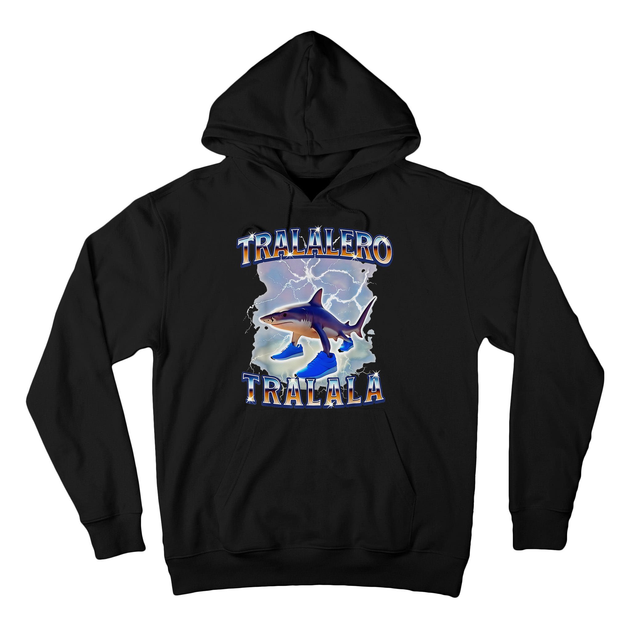 Tralalero Tralala Bootleg Brainrot Italian Brainrot Meme Tall Hoodie