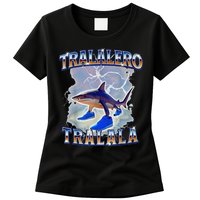 Tralalero Tralala Bootleg Brainrot Italian Brainrot Meme Womens T-Shirt