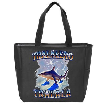 Tralalero Tralala Bootleg Brainrot Italian Brainrot Meme Zip Tote Bag