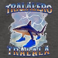 Tralalero Tralala Bootleg Brainrot Italian Brainrot Meme Vector Backpack