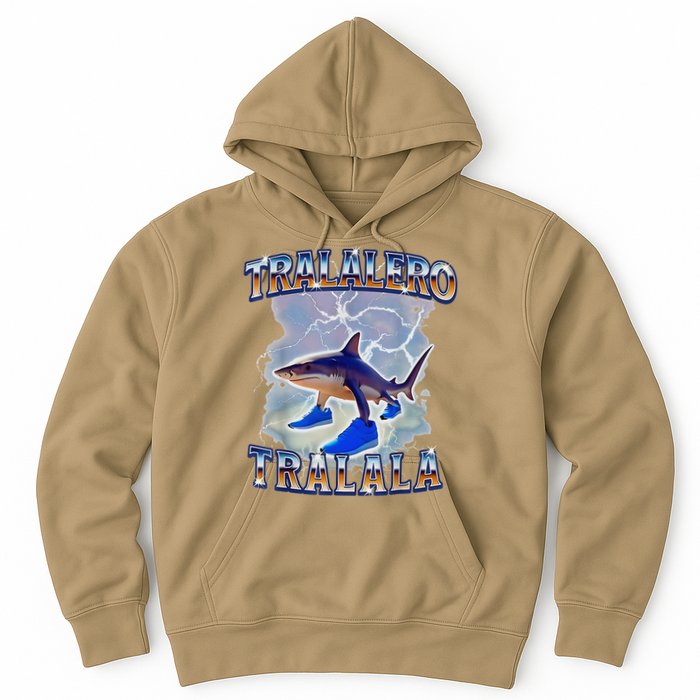 Tralalero Tralala Bootleg Brainrot Italian Brainrot Meme Hoodie