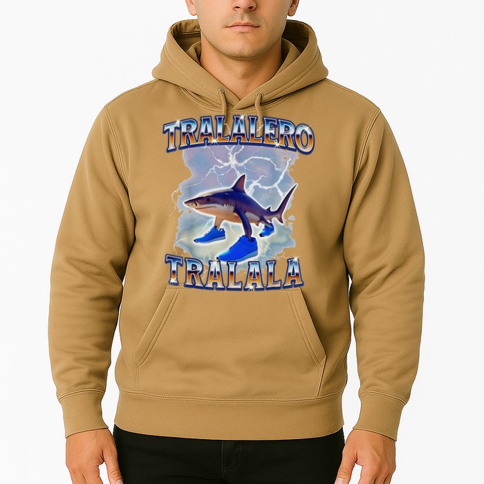 Tralalero Tralala Bootleg Brainrot Italian Brainrot Meme Hoodie