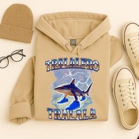 Tralalero Tralala Bootleg Brainrot Italian Brainrot Meme Hoodie