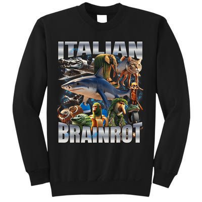 Tralalero Tralala Bombardino Crocodilo Italian Brainrot  Sweatshirt