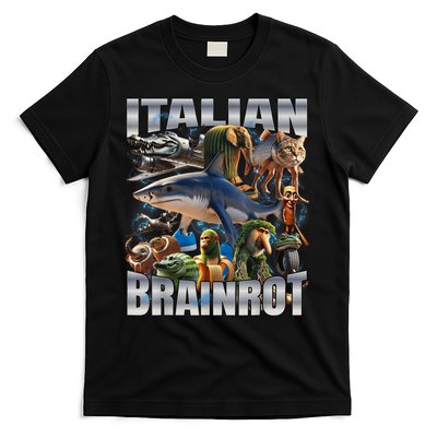 Tralalero Tralala Bombardino Crocodilo Italian Brainrot  T-Shirt