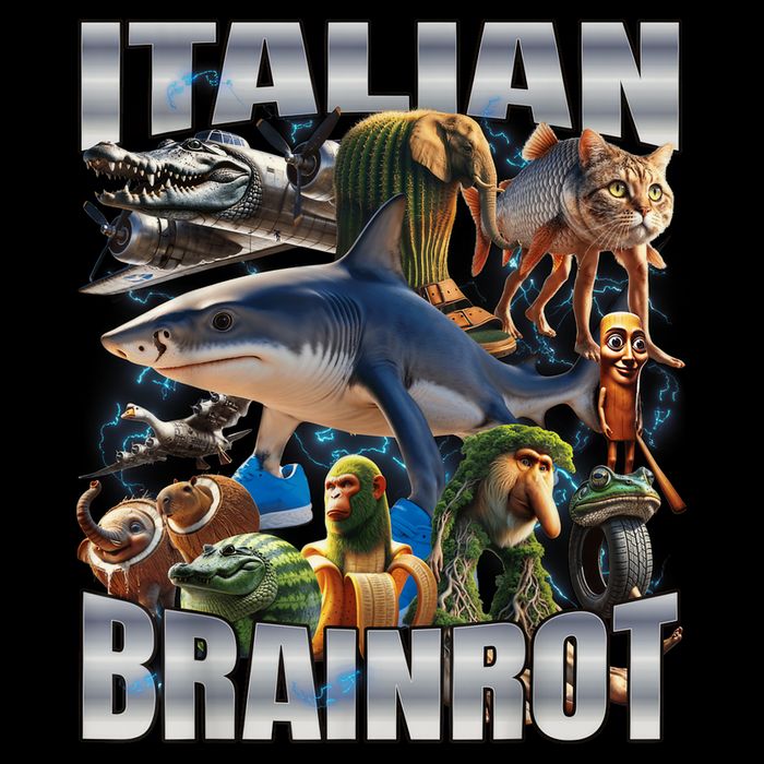 Tralalero Tralala Bombardino Crocodilo Italian Brainrot  Backpack