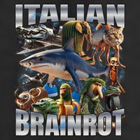 Tralalero Tralala Bombardino Crocodilo Italian Brainrot  Adult Drive Performance Visor